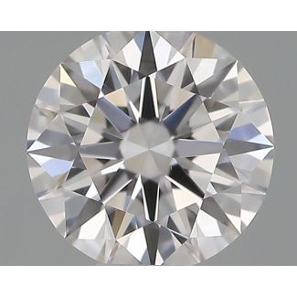 0.3 Carat Round E VVS2 EX GIA Natural Diamond