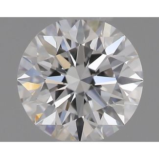 0.37 Carat Round D VVS1 EX GIA Natural Diamond