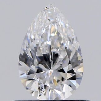 0.50 Carat Pear E SI1 - VG GIA Natural Diamond