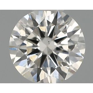 0.31 Carat Round G SI1 EX VG IGI Natural Diamond