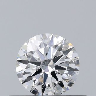 0.3 Carat Round F SI2 EX GIA Natural Diamond