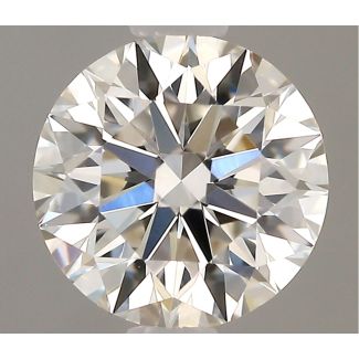 0.5 Carat Round E VVS2 EX GIA Natural Diamond