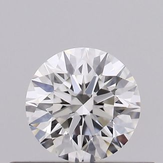 0.31 Carat Round F VS1 EX GIA Natural Diamond