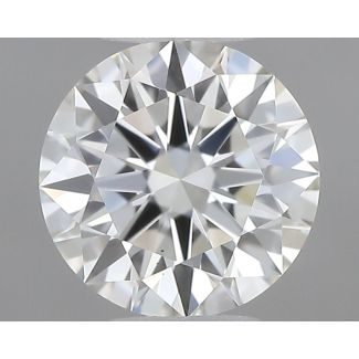 0.37 Carat Round H VS1 EX GIA Natural Diamond