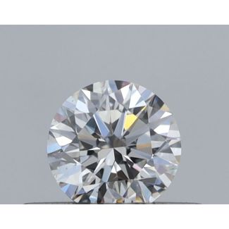 0.31 Carat Round F VS1 EX GIA Natural Diamond