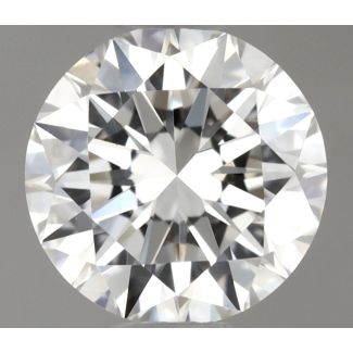 0.5 Carat Round H VVS2 EX GIA Natural Diamond