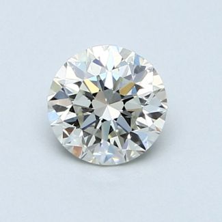 0.72 Carat Round H VVS2 VG EX GIA Natural Diamond