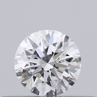 0.23 Carat Round D VS1 EX GIA Natural Diamond