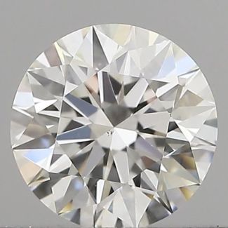 0.51 Carat Round F VS1 EX GIA Natural Diamond