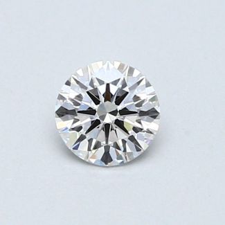 0.43 Carat Round E VVS1 VG EX GIA Natural Diamond