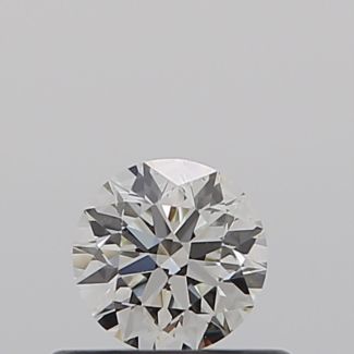 0.35 Carat Round J VS2 EX GIA Natural Diamond