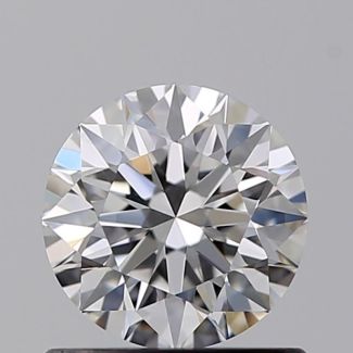 0.70 Carat Round D VVS2 EX GIA Natural Diamond