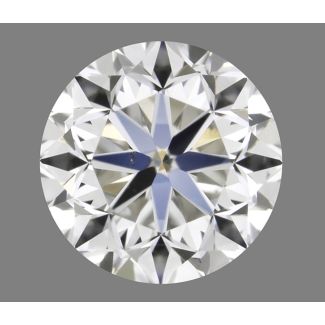 0.50 Carat Round H VS2 G EX VG GIA Natural Diamond