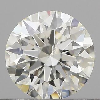 0.5 Carat Round H SI1 EX IGI Natural Diamond