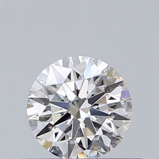 0.31 Carat Round F VVS2 EX GIA Natural Diamond