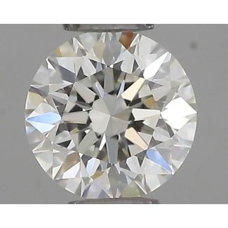 0.32 Carat Round H IF EX IGI Natural Diamond