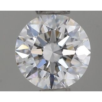 0.5 Carat Round F IF EX GIA Natural Diamond