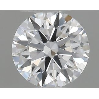 0.19 Carat Round D IF EX GIA Natural Diamond