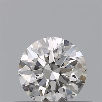 0.32 Carat Round F VVS1 EX IGI Natural Diamond