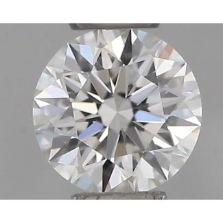 0.19 Carat Round H VVS1 EX GIA Natural Diamond