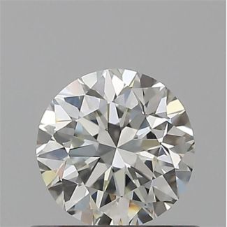 0.50 Carat Round H VVS2 VG EX IGI Natural Diamond