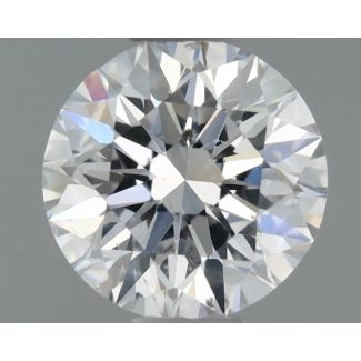 0.5 Carat Round D SI2 EX VG GIA Natural Diamond