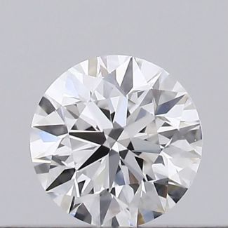 0.2 Carat Round E VVS1 EX VG GIA Natural Diamond