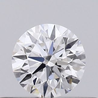 0.27 Carat Round D VVS1 EX GIA Natural Diamond