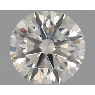 0.58 Carat Round G VS2 EX IGI Natural Diamond