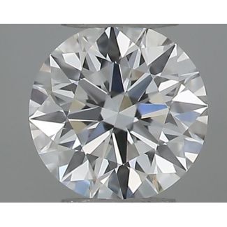 0.21 Carat Round F VVS2 EX GIA Natural Diamond