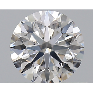 0.5 Carat Round F VS1 EX GIA Natural Diamond