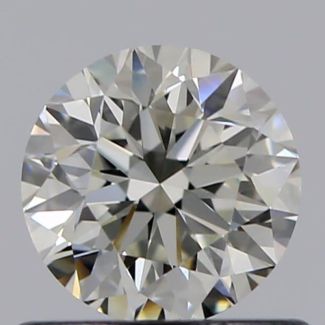 0.60 Carat Round J VVS1 VG GIA Natural Diamond