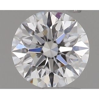 0.19 Carat Round D IF EX GIA Natural Diamond