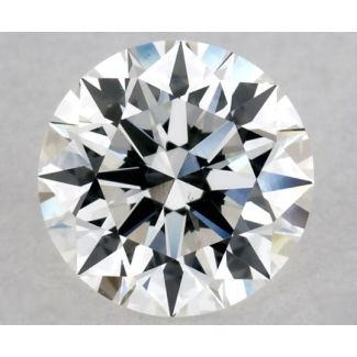 0.54 Carat Round E VS1 EX GIA Natural Diamond