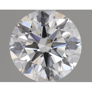 0.49 Carat Round D VVS1 EX GIA Natural Diamond