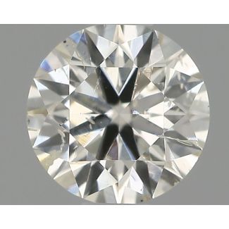 0.46 Carat Round H SI2 EX IGI Natural Diamond