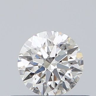 0.35 Carat Round H VS1 VG EX GIA Natural Diamond