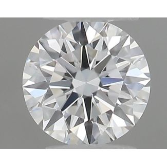 0.18 Carat Round E IF EX GIA Natural Diamond