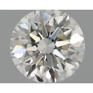 0.31 Carat Round G SI2 EX IGI Natural Diamond