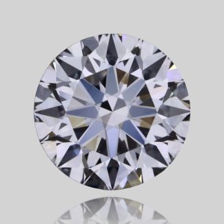 0.51 Carat Round I VVS1 EX GIA Natural Diamond