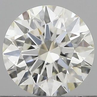 0.63 Carat Round H VS2 EX IGI Natural Diamond