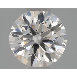 0.30 Carat Round G SI1 EX VG GIA Natural Diamond