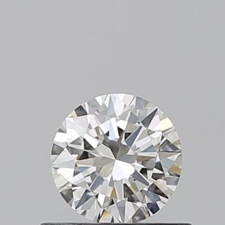 0.54 Carat Round H VVS1 VG EX GIA Natural Diamond