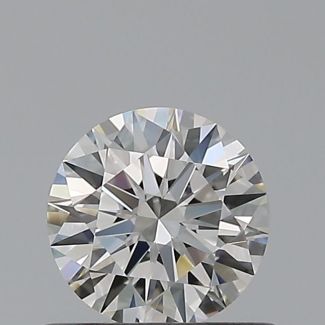 0.5 Carat Round G VVS2 EX IGI Natural Diamond