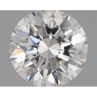 0.53 Carat Round D VS1 EX GIA Natural Diamond