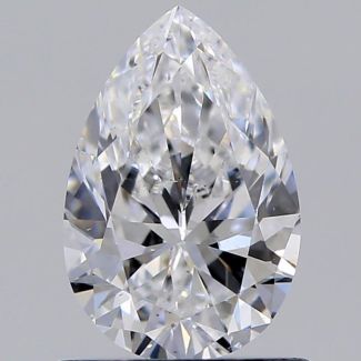 0.80 Carat Pear D VS2 - EX VG GIA Natural Diamond