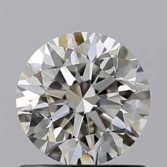 0.80 Carat Round J SI1 VG EX GIA Natural Diamond