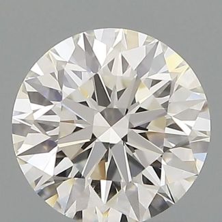 0.53 Carat Round H VVS1 EX GIA Natural Diamond