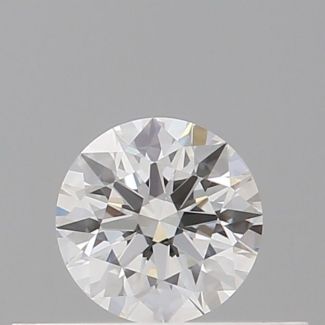 0.27 Carat Round D VVS1 EX GIA Natural Diamond