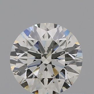 0.44 Carat Round J I1 EX GIA Natural Diamond